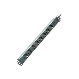 Roline - Steckdosenleiste (Rack - einbaufähig) - 250 V - 2300 Watt - Eingabe, Eingang IEC 60320 C14