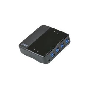 ATEN US434 - USB-Umschalter für die gemeinsame Nutzung von Peripheriegeräten - 4 x SuperSpeed USB 3.0 - Desktop