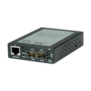 Roline - Medienkonverter - Gigabit Ethernet - 10Base-T, 100Base-FX, 1000Base-T - RJ-45 / SFP (mini-GBIC)