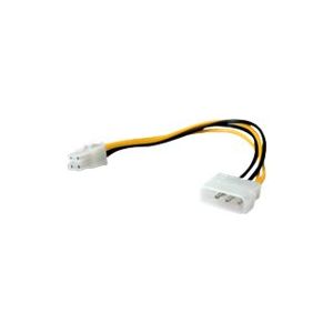 Roline - Stromkabel - 4 PIN ATX12V (W) bis interne Stromversorgung, 4-polig (M) - 15 cm