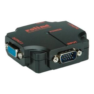 ROLINE VGA Video Splitter - Video-Verteiler - 2 x VGA