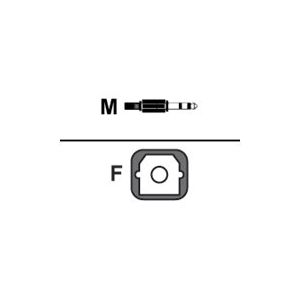 VALUE - Audio-Adapter - Mini-Stecker (M) bis TOSLINK (W)