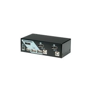 ROLINE - KVM-/USB-Switch - USB - 2 x KVM / USB - 1 lokaler Benutzer - Desktop