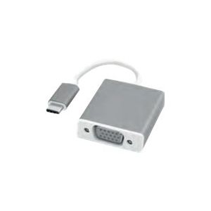 Roline - Externer Videoadapter - USB Type-C - VGA - Aluminium