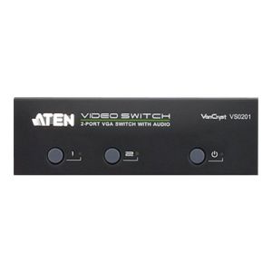 ATEN VanCryst VS0201 - Video/Audio-Schalter - 2 x VGA/Audio - Desktop