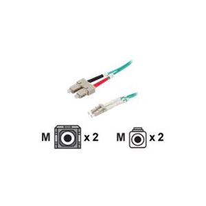 Roline LWL - Patch-Kabel - LC Multi-Mode (M) bis SC multi-mode (M) - 1 m - Glasfaser - 50/125 Mikrometer