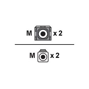 VALUE - Patch-Kabel - LC Multi-Mode (M) bis SC multi-mode (M) - 2 m - Glasfaser - 62,5/125 Mikrometer