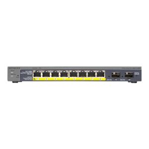 NETGEAR ProSAFE GS110TP - Switch - verwaltet - 8 x 10/100/1000 (PoE) + 2 x SFP - Desktop - PoE (46 W)