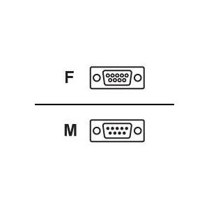 Roline - Kabel seriell - DB-9 (M) bis DB-9 (W) - 6 m