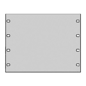 Schroff - Rackpaneel - Vorderseite - RAL 7035 - 1U - 48.3 cm (19