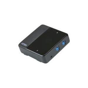 ATEN US234 - USB-Umschalter für die gemeinsame Nutzung von Peripheriegeräten - 2 x SuperSpeed USB 3.0 - Desktop