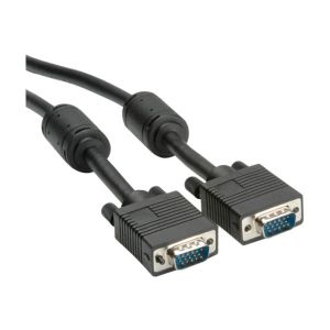 Roline - VGA-Kabel - HD-15 (M) bis HD-15 (M) - 15 m - Daumenschrauben - Schwarz