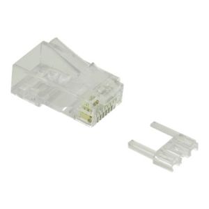 VALUE - Netzwerkanschluss - RJ-45 (M) - ungeschirmt - CAT 6e - durchsichtig (Packung mit 10)