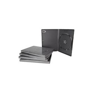 Value - DVD Jewel Case - Kapazität: 1 CD/DVD - Schwarz (Packung mit 5 )
