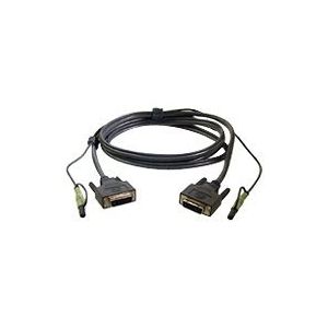 ATEN 2L-7D02V - Video- / Audiokabel - stereo mini jack, DVI-I (M) bis stereo mini jack, DVI-I (M) - 1.8 m