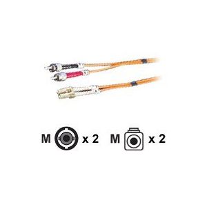 Roline LWL - Patch-Kabel - LC Multi-Mode (M) bis ST multi-mode (M) - 3 m - Glasfaser - 50/125 Mikrometer