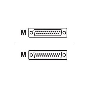 Roline - Serielles RS-232-Kabel - DB-25 (M) bis DB-25 (M) - 3 m - abgeschirmt