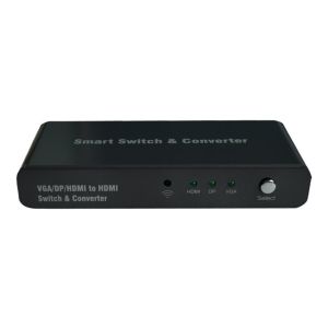 Roline - Videokonverter - HDMI - HDMI, DisplayPort, VGA - Schwarz