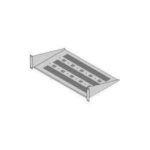 Schroff - Rack - Regal - RAL 7035 - 2U - 48.3 cm (19