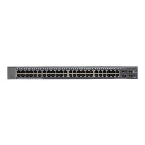 NETGEAR ProSAFE GS748T 48-Port Gigabit Smart Managed Switch - Switch - L3 Lite - verwaltet - 48 x 10/100/1000 + 2 x Gigabit SFP + 2 x Kombi-Gigabit-SFP - Desktop, an Rack montierbar