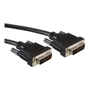 Roline - DVI-Kabel - Dual Link - DVI-D (M) bis DVI-D (M) - 20 m - Daumenschrauben