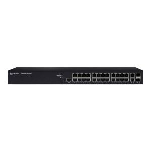 LANCOM GS-2326P+ - Switch - verwaltet - 24 x 10/100/1000 (PoE+) + 2 x Kombi-Gigabit-SFP - an Rack montierbar - PoE+ (185 W)