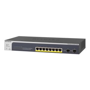 NETGEAR ProSAFE GS510TPP - Switch - L3 Lite - Smart - 8 x 10/100/1000 (PoE+) + 2 x SFP - Desktop, an Rack montierbar