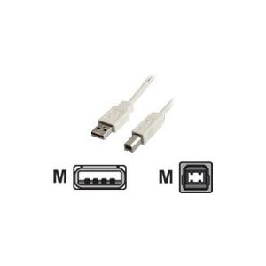 VALUE - USB-Kabel - USB (M) bis USB Typ B, 4-polig (M) - 4.5 m - Grau