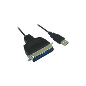 Roline USB to IEEE 1284 Converter - Parallel-Adapter - USB - IEEE 1284 - Schwarz