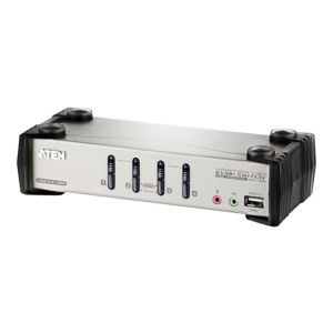 ATEN CS1734B - KVM-/Audio-/USB-Switch - 4 x KVM/Audio/USB - Desktop