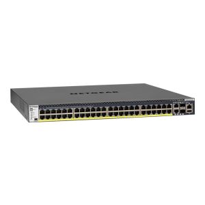 NETGEAR ProSAFE M4300-52G-PoE+ - Switch - L3 - verwaltet - 2 x 10/100/1000/10000 + 2 x 10 Gigabit SFP+ + 48 x 10/100/1000 (PoE+) - an Rack montierbar