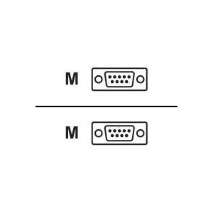 ROLINE - Serieller Gender Changer - DB-9 (M) bis DB-9 (M)