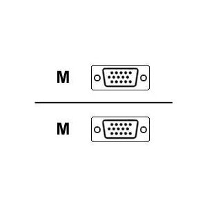 Roline - VGA-Kabel - HD-15 (M) bis HD-15 (M) - 20 m - Daumenschrauben