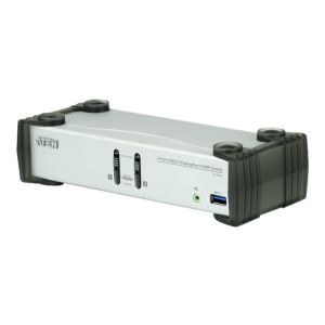 ATEN CS1912 KVMP Switch - KVM-/Audio-/USB-Switch - USB - 2 x KVM/Audio/USB - 1 lokaler Benutzer - Desktop