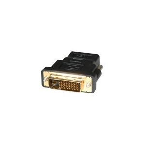 Roline - Videoanschluss - DVI-D (M) bis HDMI, 19-polig (W) - Schwarz