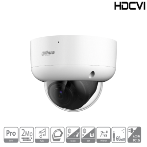 Dahua HAC-HDBW2241RAP-Z-A-DP-S2-DIP (2.7 mm-13.5mm) Dome Kamera HDCVI 2MP