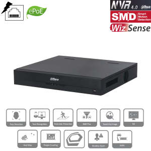 Dahua NVR5416-16P-EI Netzwerkvideorekorder 16 Kanal NVR