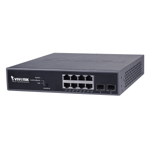 VIVOTEK AW-GEV-104B-130 PoE Switch 8xGE PoE + 2xGE SFP Web Smart