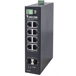 VIVOTEK AW-IHT-1000 Switch, 8xGE PoE + 2xGE SFP