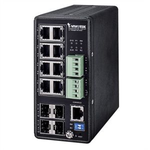 VIVOTEK AW-IHT-1271 Industrie-Switch, PoE 